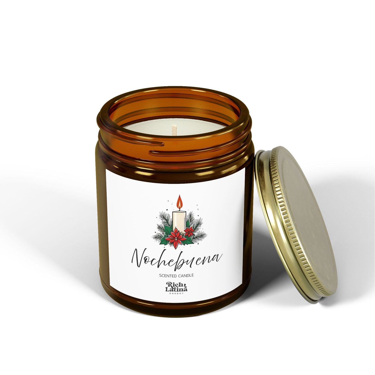 Nochebuena Christmas Eve Scented Candle, Hand-poured, 4oz, 9oz
