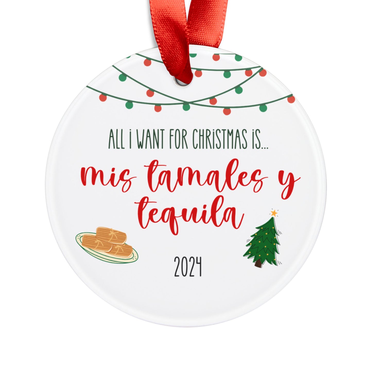 Tamales y Tequila Ornament