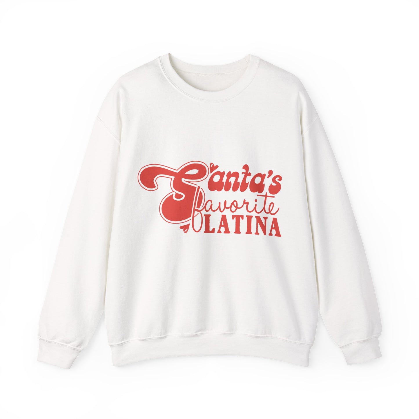 Santa's Favorite Latina Sweatshirt, Multi-color