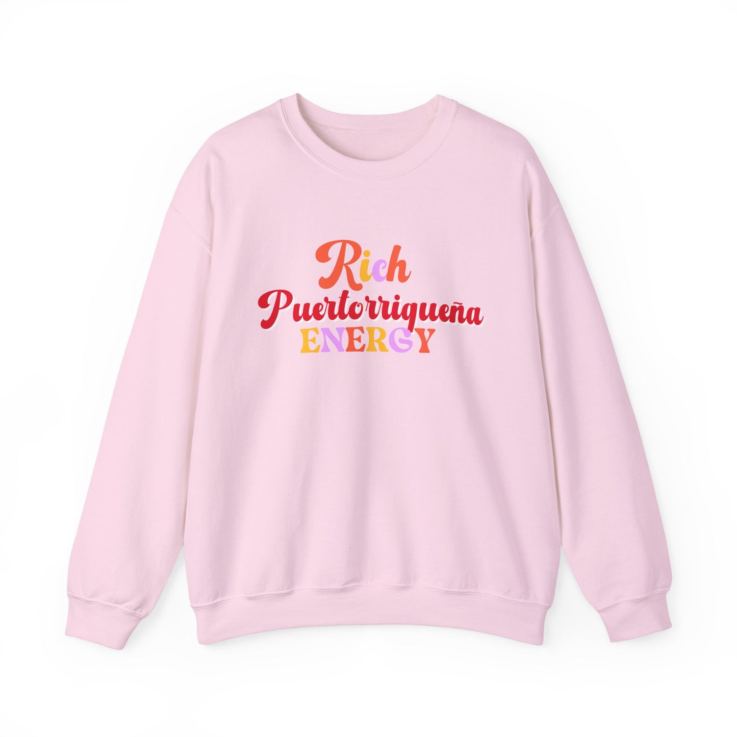 Rich Puertorriquena Energy Sweatshirt, Multi-color