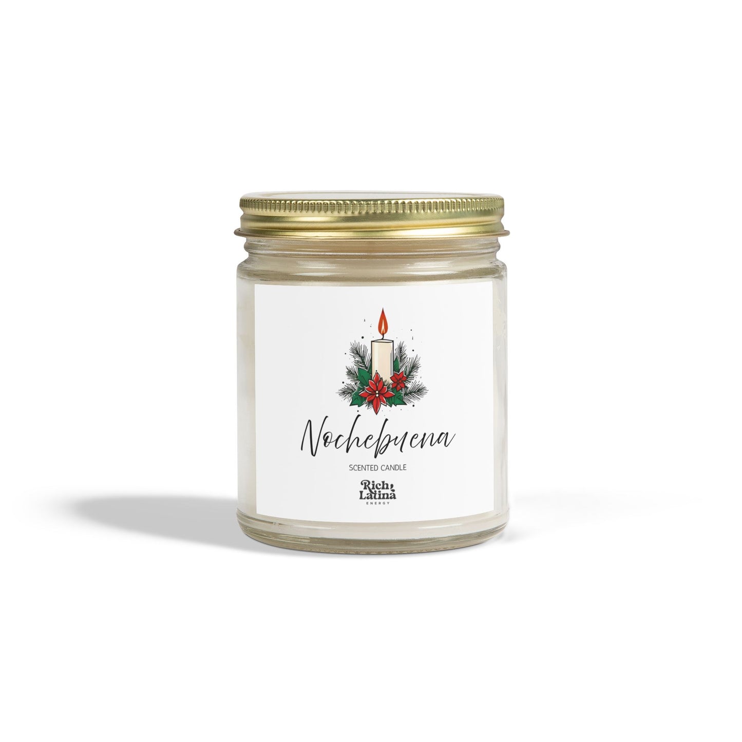 Nochebuena Christmas Eve Scented Candle, Hand-poured, 4oz, 9oz