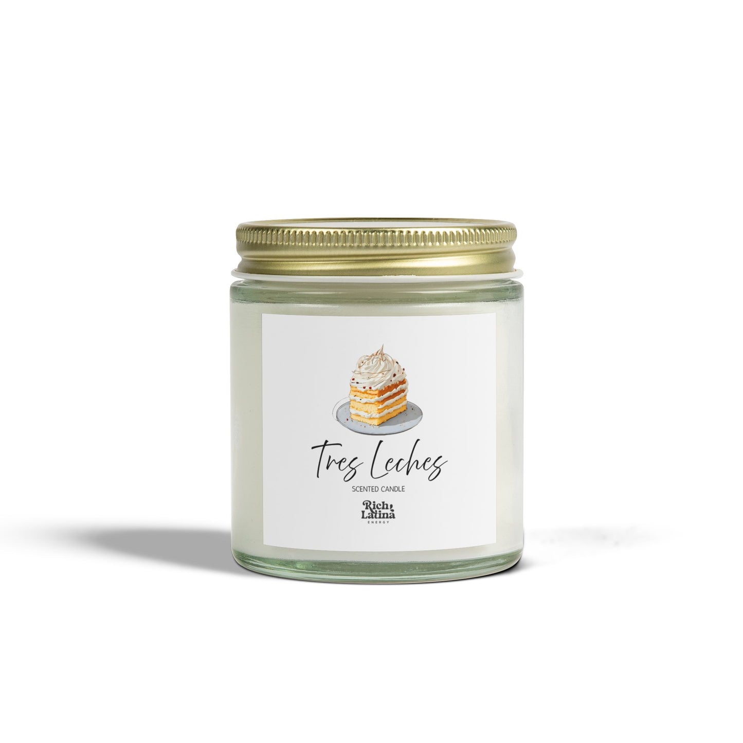 Tres Leches Scented Candle, Hand-poured, 4oz, 9oz