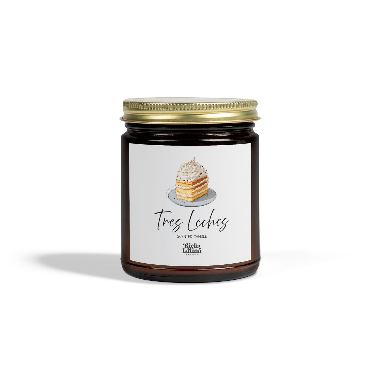 Tres Leches Scented Candle, Hand-poured, 4oz, 9oz