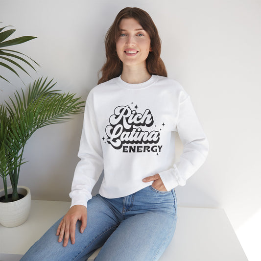 Retro Rich Latina Energy Unisex Heavy Blend™ Sweatshirt