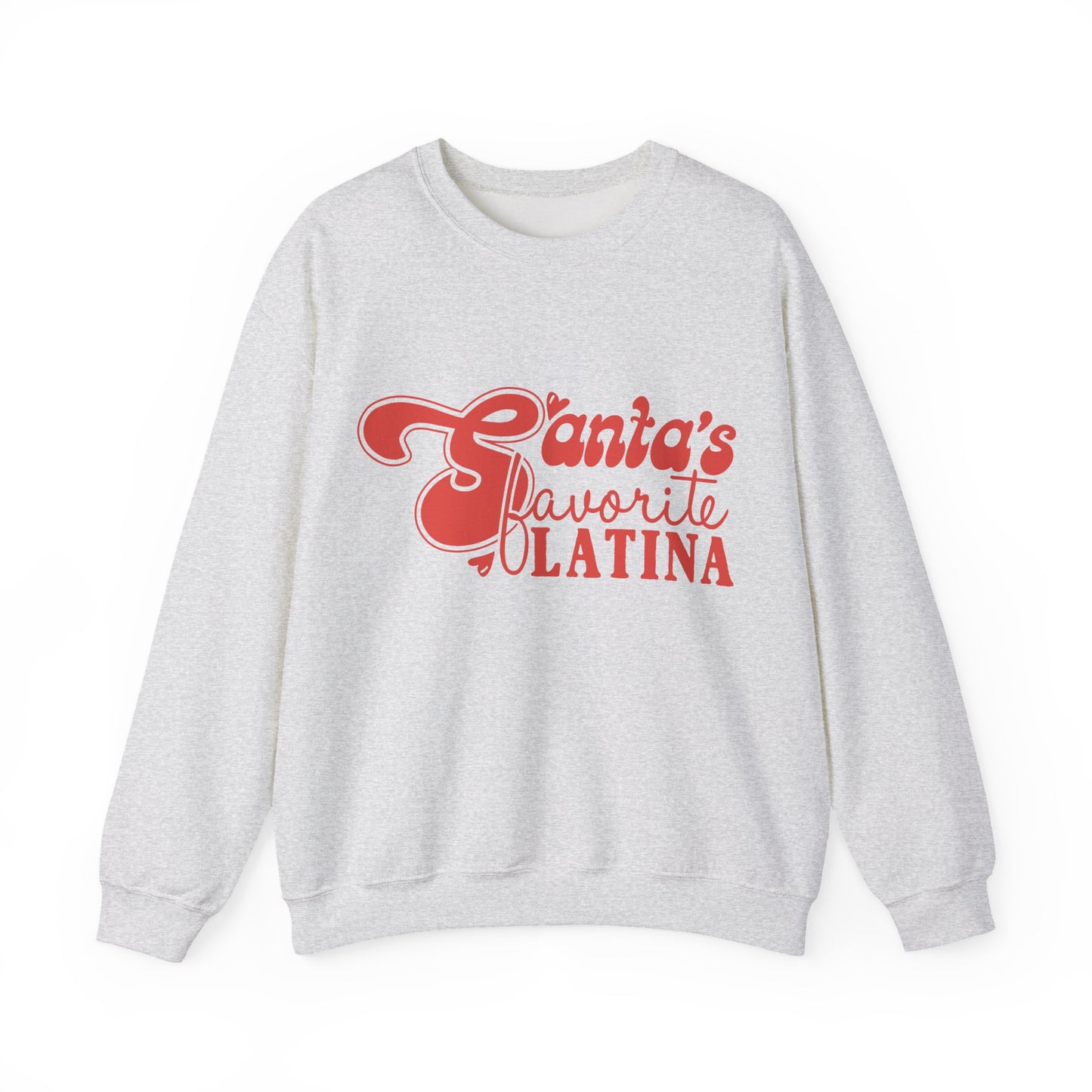 Santa's Favorite Latina Sweatshirt, Multi-color