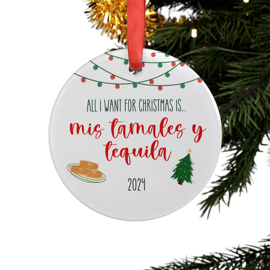 Tamales y Tequila Ornament