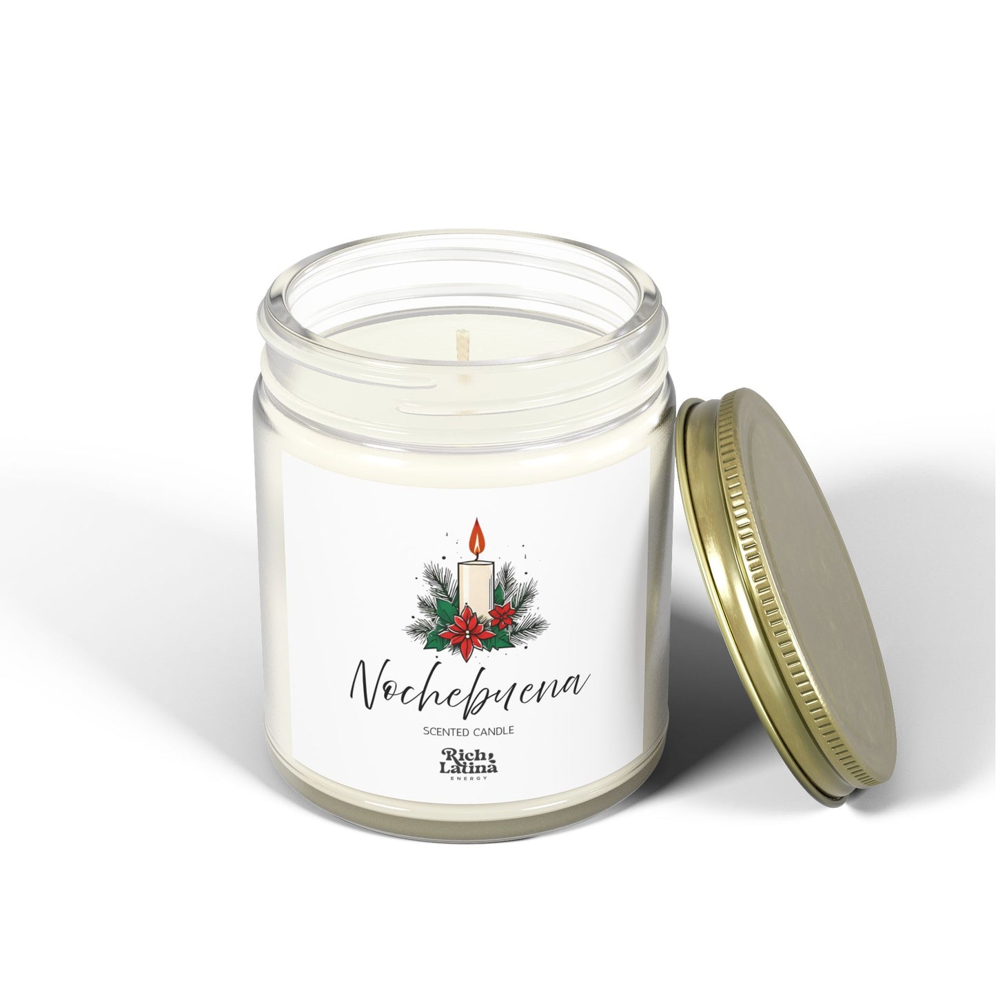 Nochebuena Christmas Eve Scented Candle, Hand-poured, 4oz, 9oz