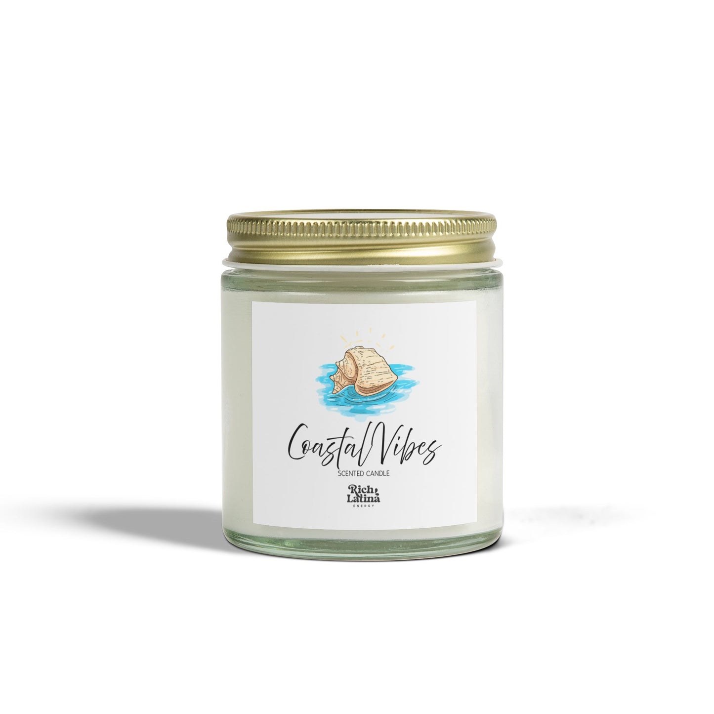 Coastal Vibes Scented Candle, Hand-poured, 4oz, 9oz