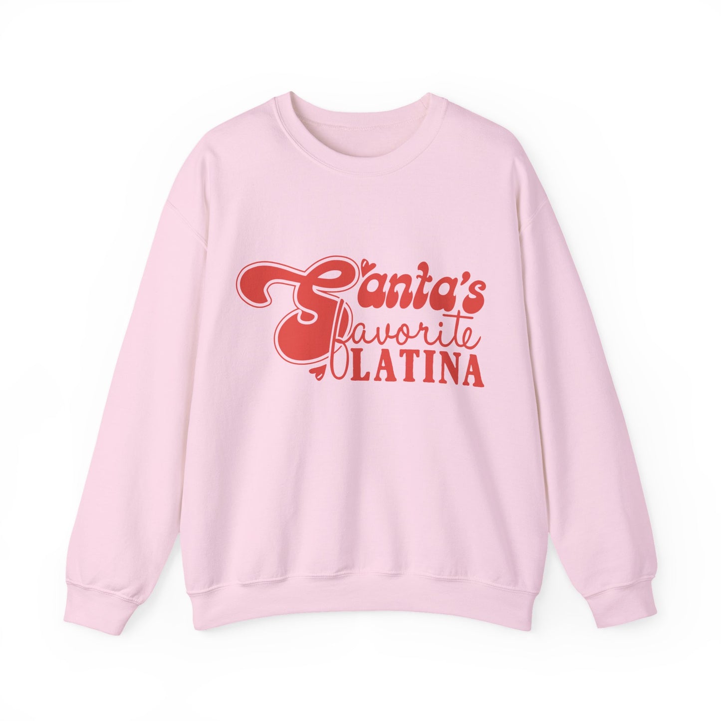 Santa's Favorite Latina Sweatshirt, Multi-color