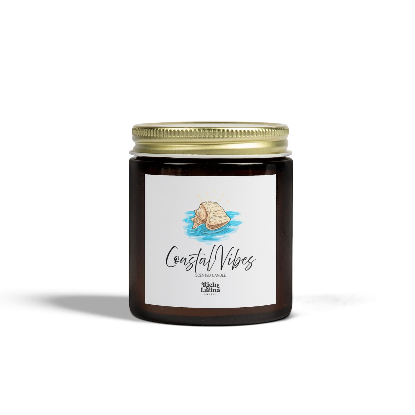 Coastal Vibes Scented Candle, Hand-poured, 4oz, 9oz