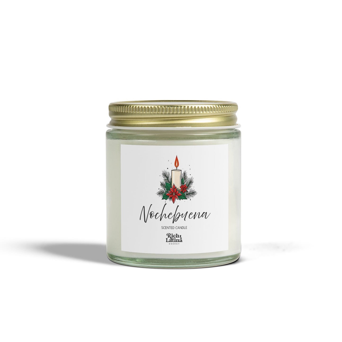 Nochebuena Christmas Eve Scented Candle, Hand-poured, 4oz, 9oz