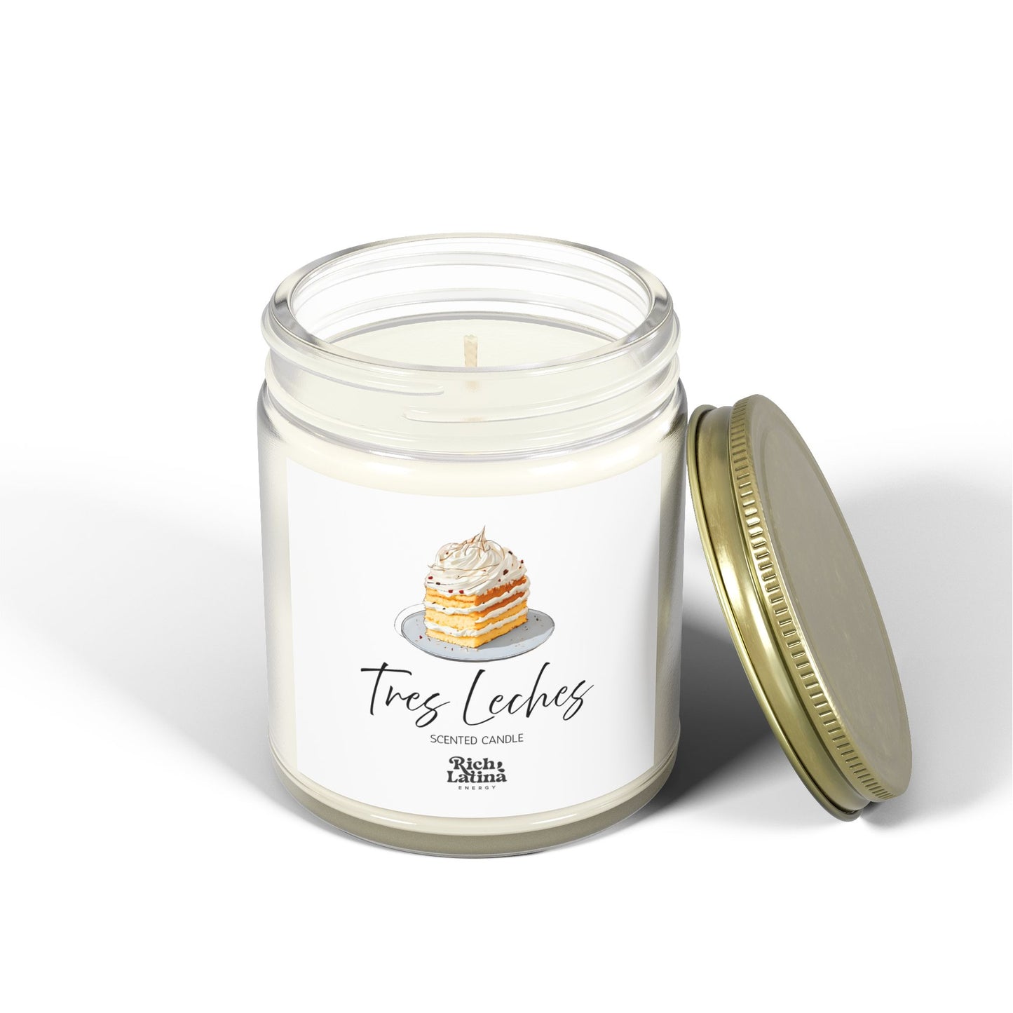 Tres Leches Scented Candle, Hand-poured, 4oz, 9oz