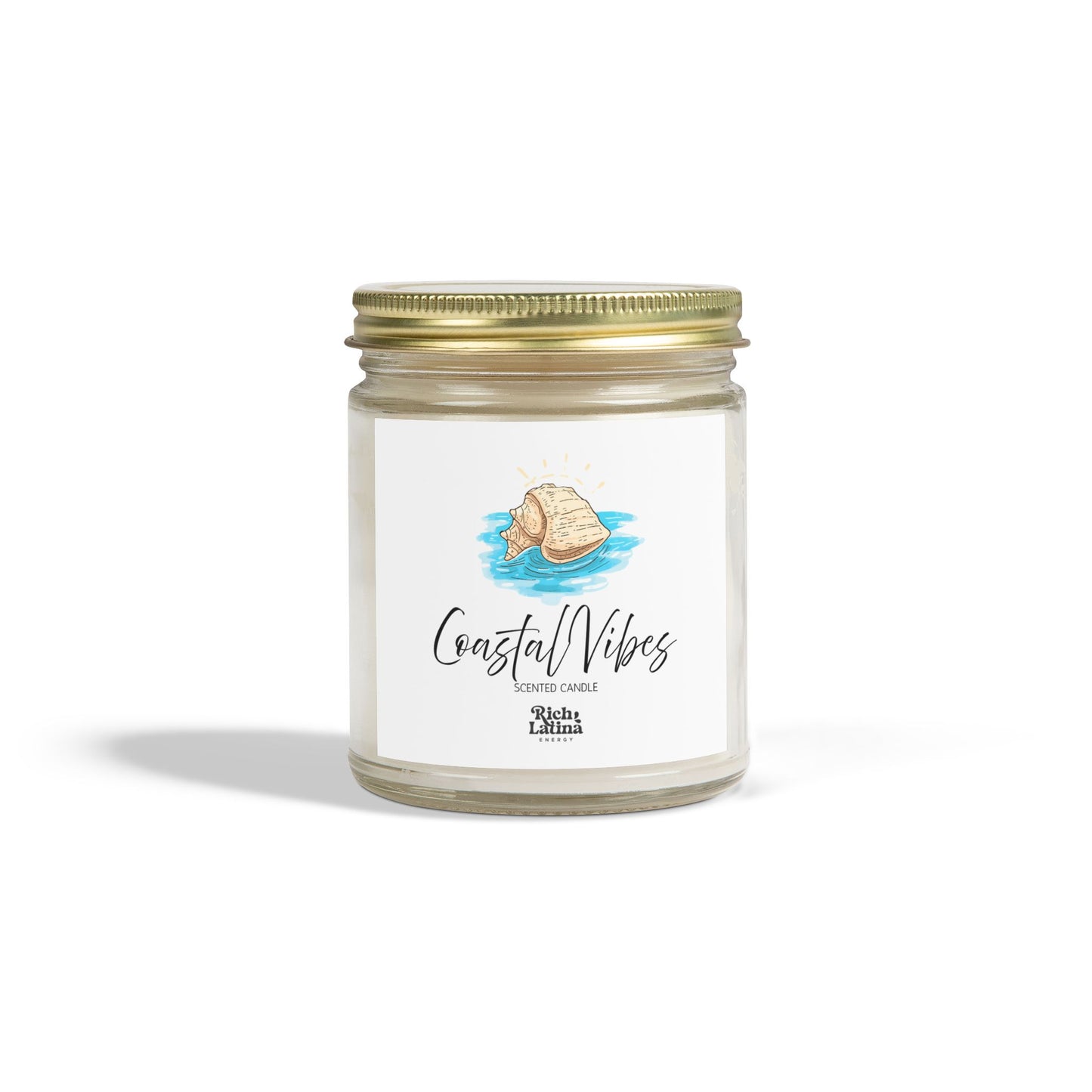 Coastal Vibes Scented Candle, Hand-poured, 4oz, 9oz