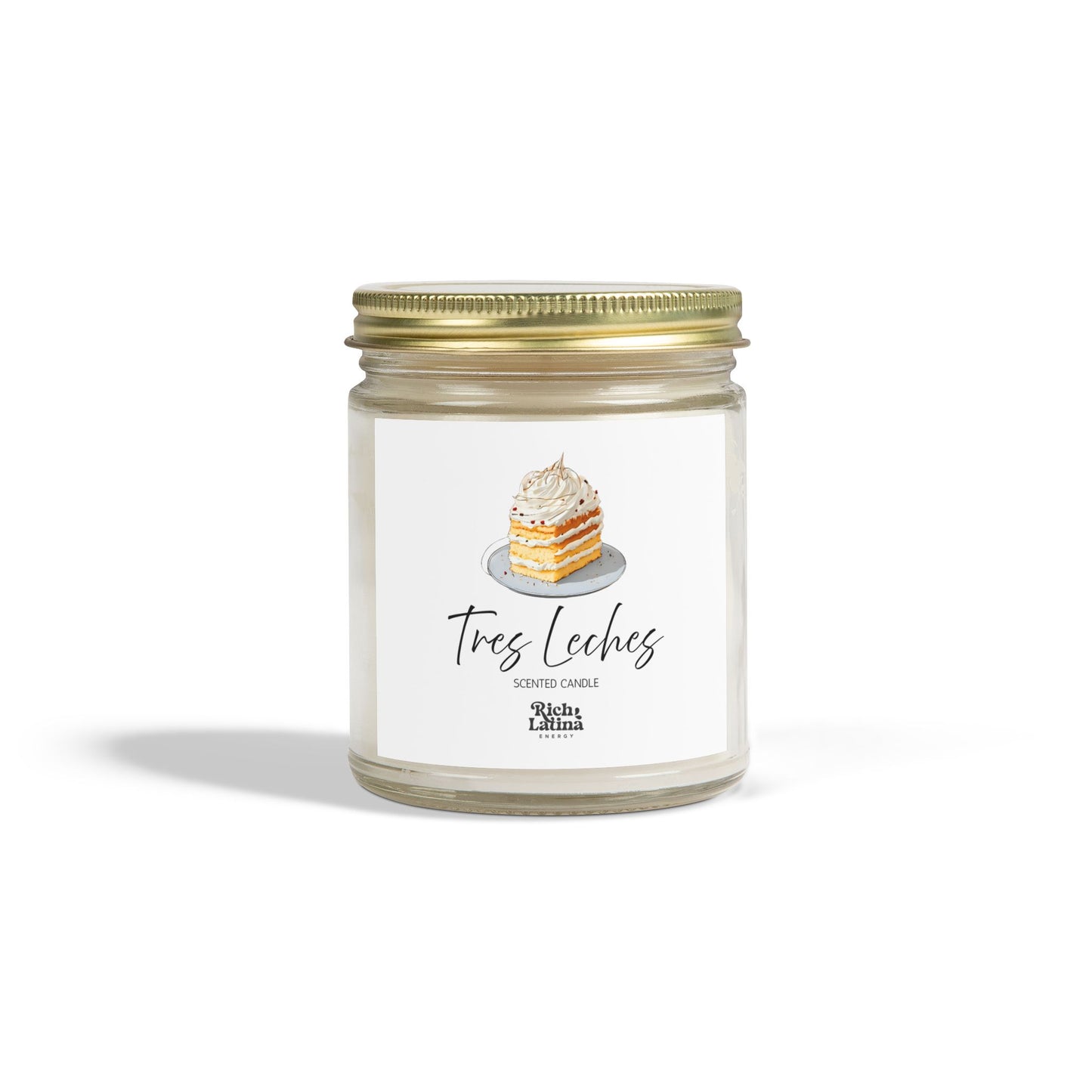 Tres Leches Scented Candle, Hand-poured, 4oz, 9oz