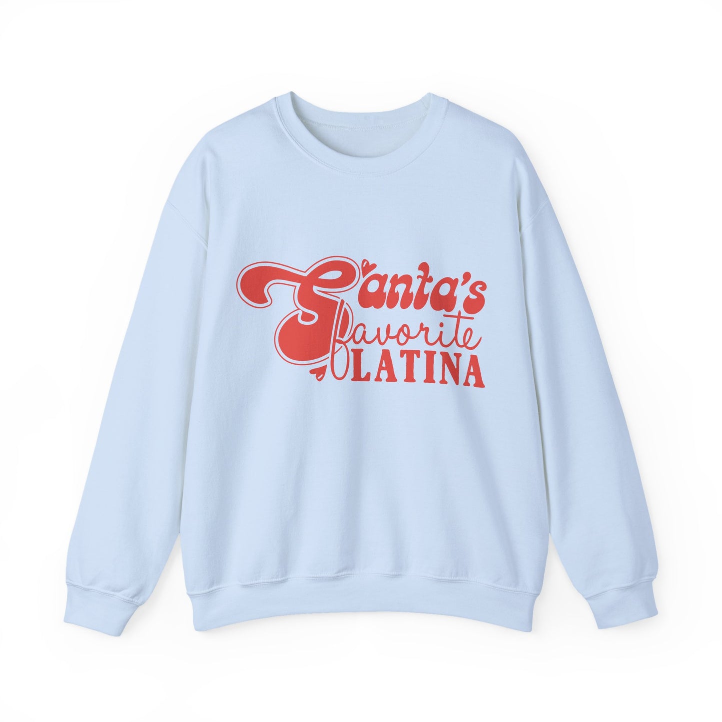 Santa's Favorite Latina Sweatshirt, Multi-color