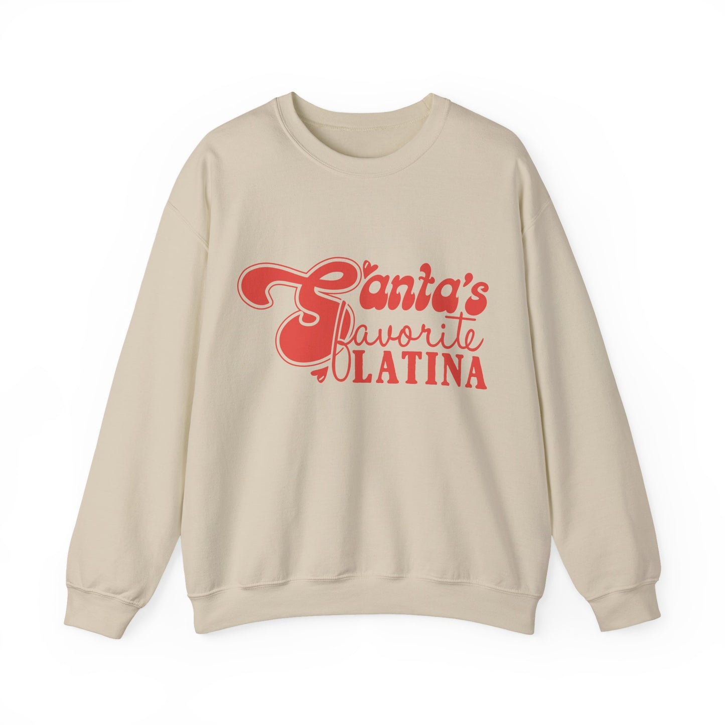 Santa's Favorite Latina Sweatshirt, Multi-color